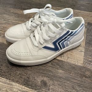 Vans Lowland CC Penn Shoes Tennis Collab White Blue Mens Size 5.5 (womens 7.0)